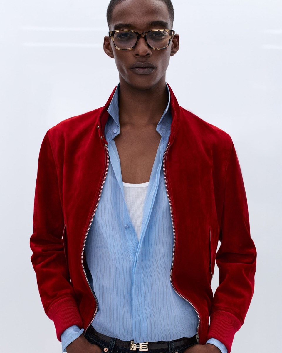 Man met TOM FORD-montuur