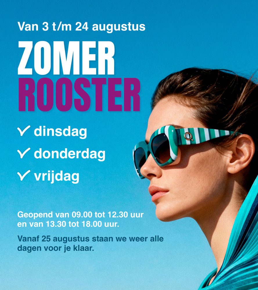 Zomerrooster — 3 t/m 24 augustus